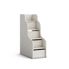 Лестница с ящиками Napoli (Крафт белый)