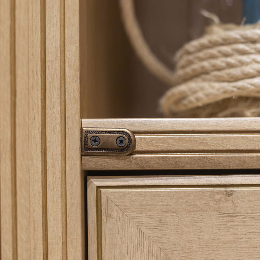 Стеллаж открытый Атлантида Лагуна (ривьера/карамель)