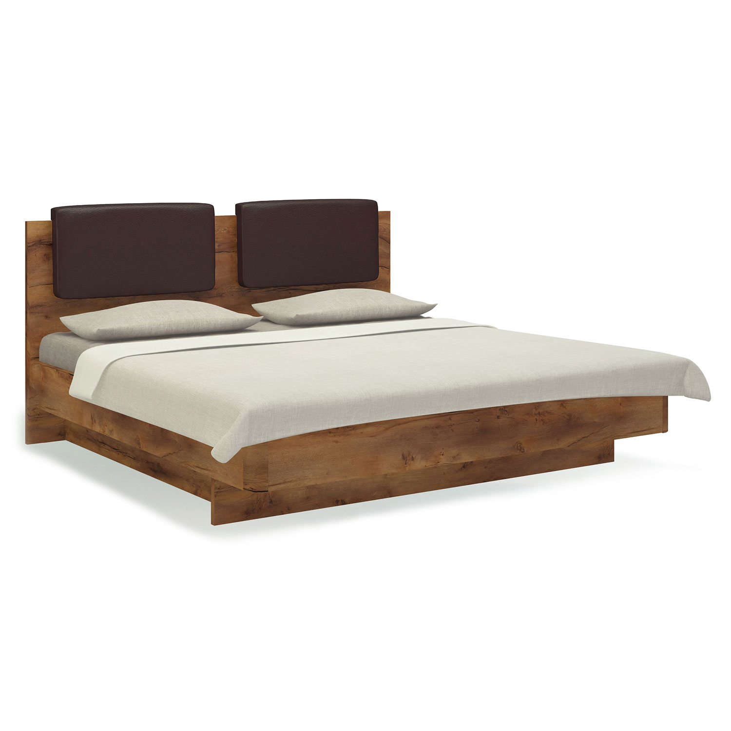 Кровать 180х200 с ящиком для белья Solo (таксония/экокожа)