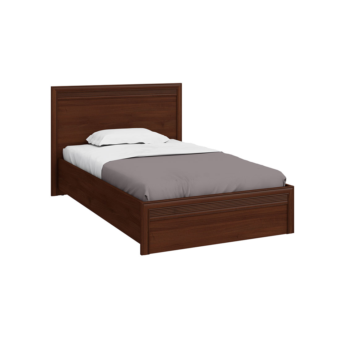 Полуторная кровать 120x200 Верди (орех Леванте)