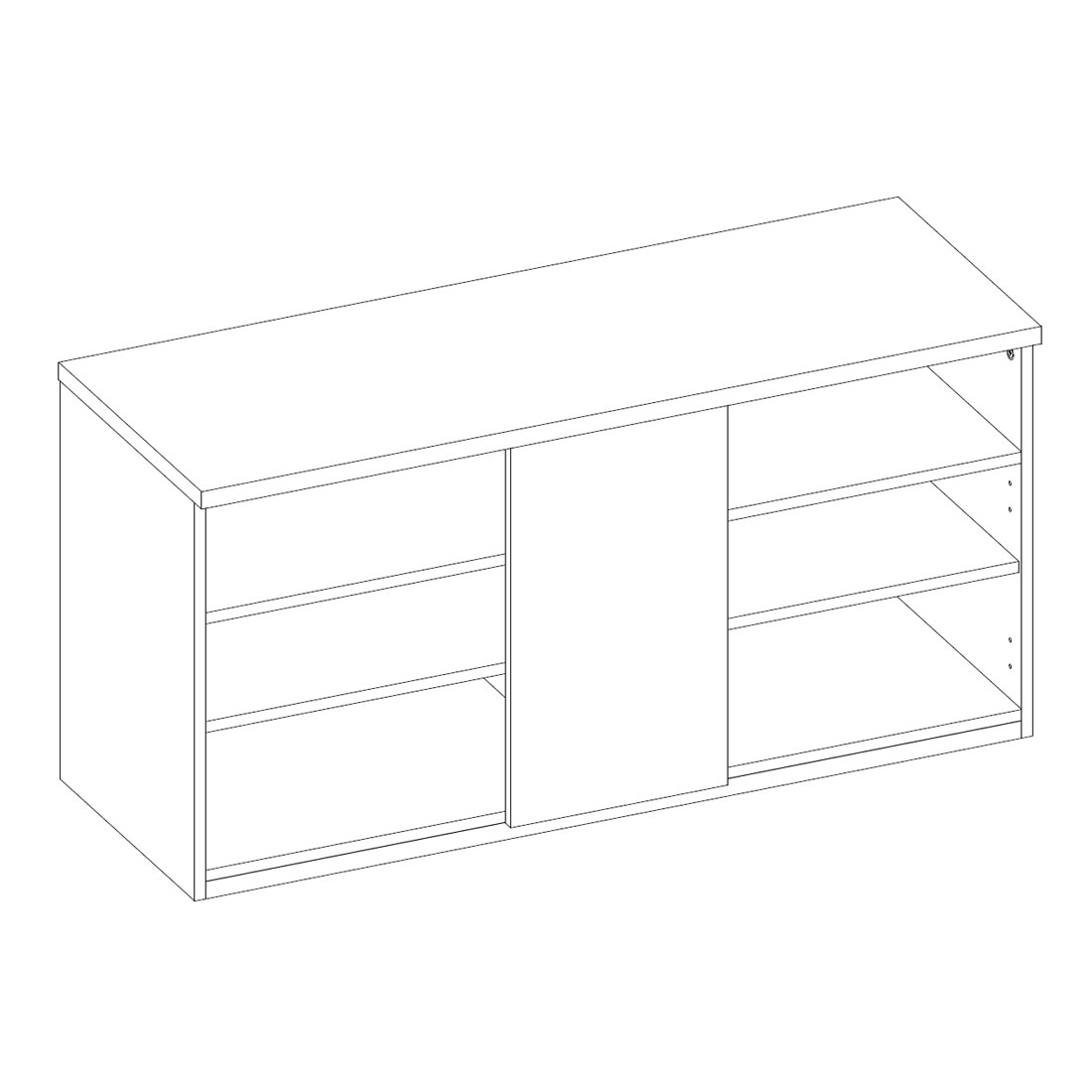 Тумба Napoli (дуб Крафт серый/бетон Dark)