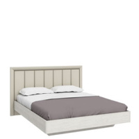 Двуспальная кровать с ящиком Napoli-2 (Крафт белый)