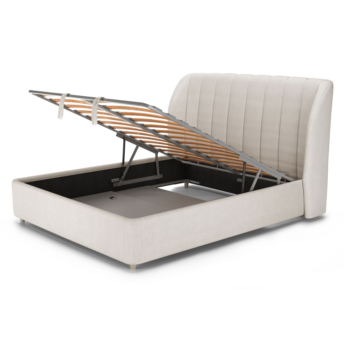 Мягкая кровать Helen 160х200 с ящиком (Teddy 001)