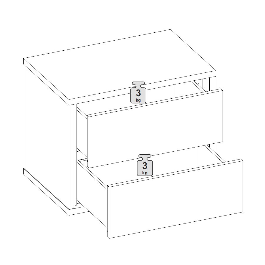 Прихожая Solo (Белый матовый/серый средний матовый)