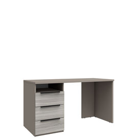 Письменный стол с тумбой Napoli (Камень Терра/Фумо)