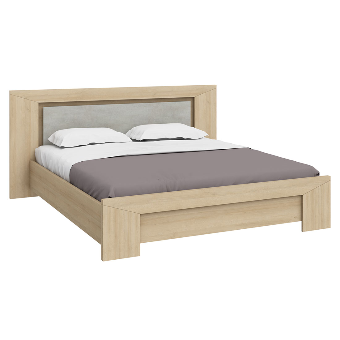 Двуспальная кровать 160х200 Blade с подсветкой в изголовье