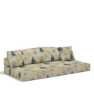 Комплект мягких элементов Синий Парус 90x190