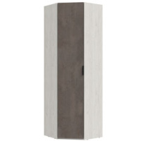 Угловой шкаф для прихожей Наполи (дуб Крафт белый)