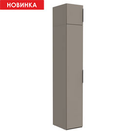 Шкаф-пенал с антресолью Наполи (Камень Терра)