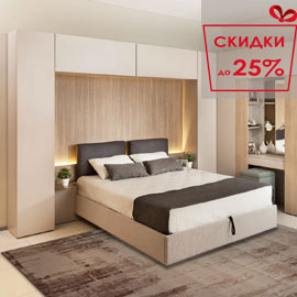 Спальня Сарино (Кашемир серый / Иланга)