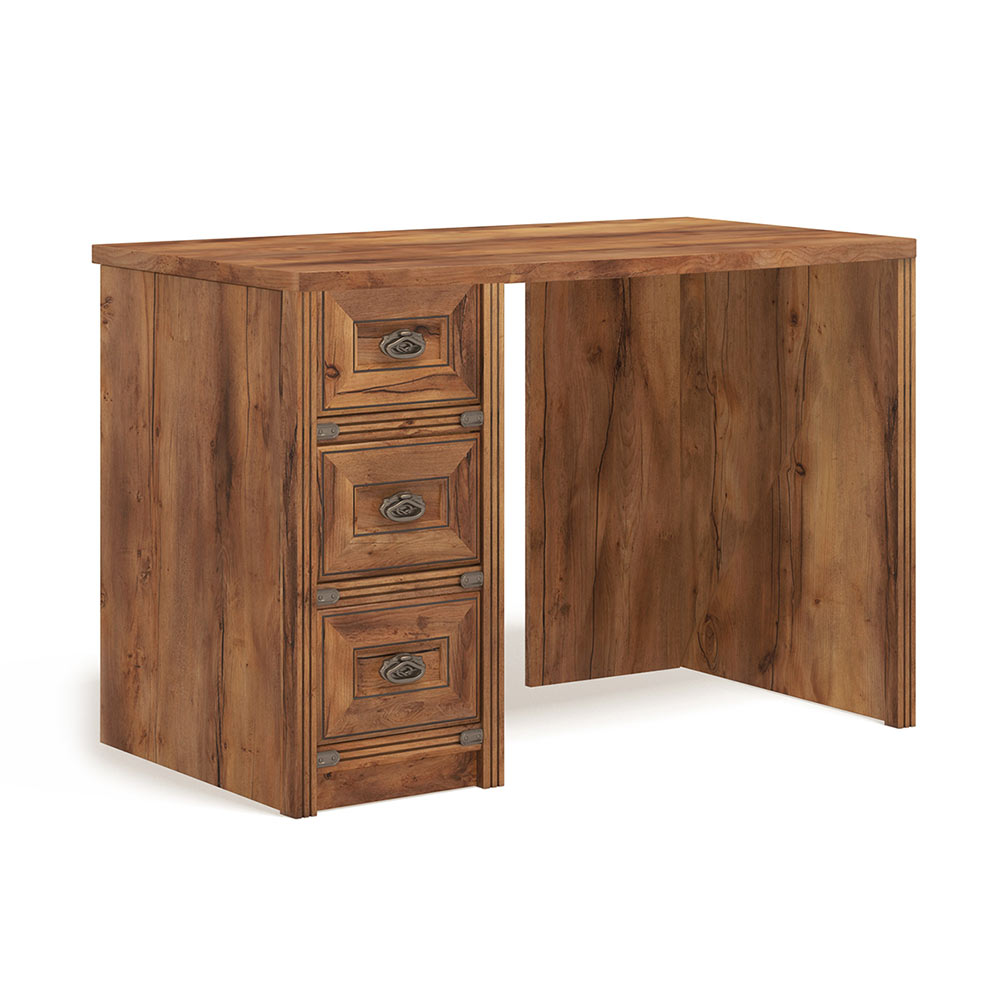 Письменный стол с тумбой 120 Атлантида (тис)