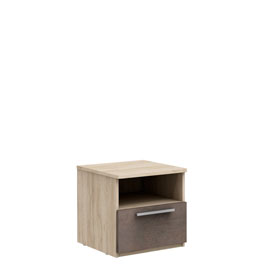 Прикроватная тумба Napoli (Крафт серый/бетон Dark)