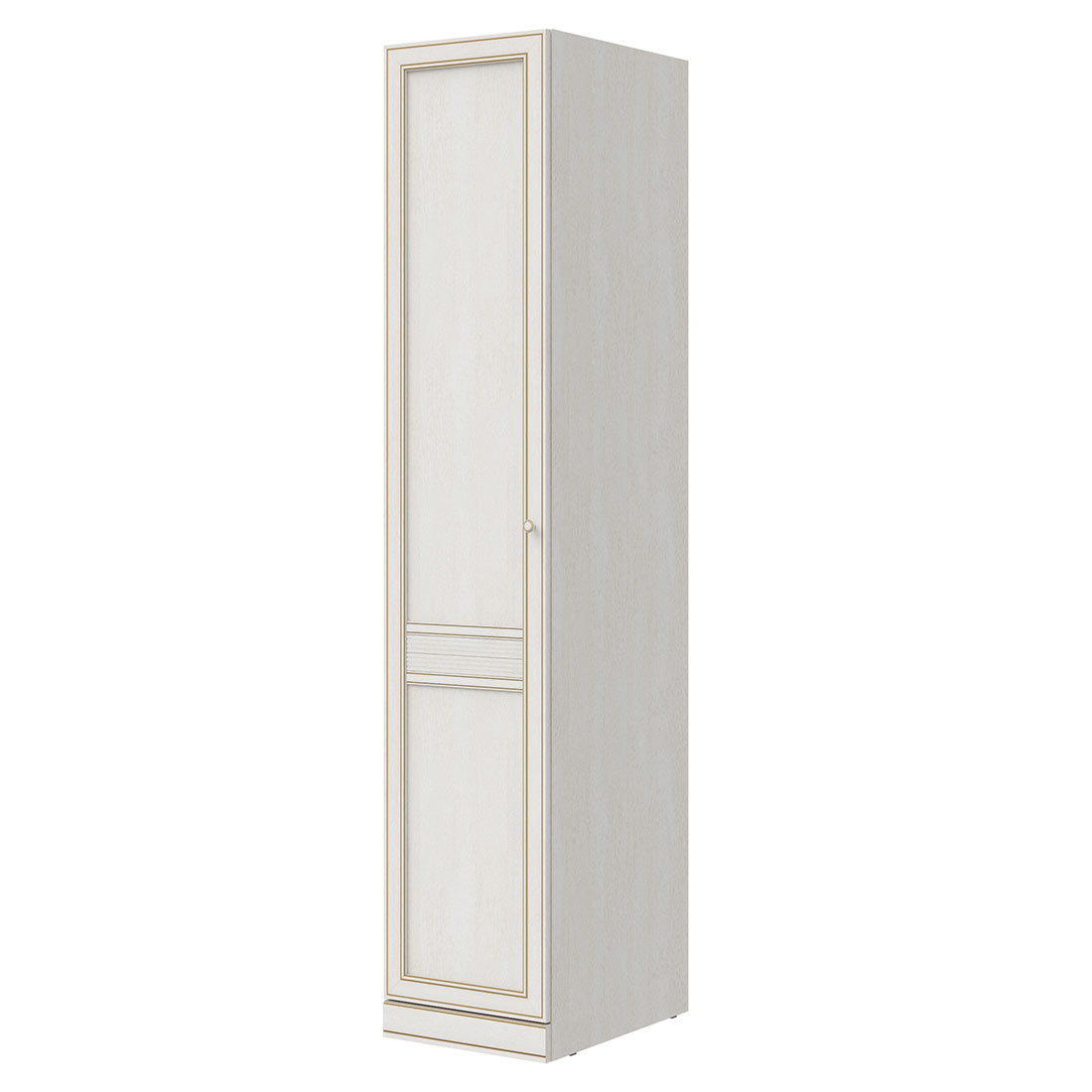 Шкаф-пенал с накладкой Верди (Белуна) левый