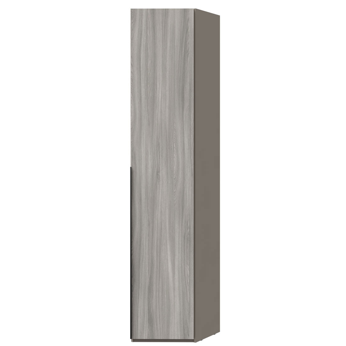 Угловой шкаф-пенал Наполи (Камень Терра/Фумо) правый