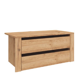 Вкладная тумба Наполи 2 ящика (дуб Крафт золотой)