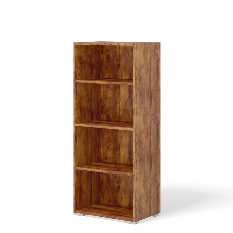 Шкаф-витрина низкая Solo (таксония/белый) левый