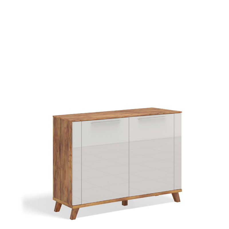 Тумба двухдверная Solo 1200мм на опорах (Таксония/моккачино)