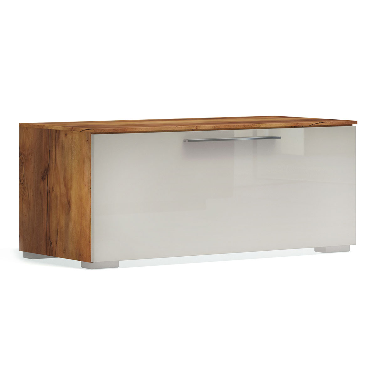 Тумба для обуви с откидной дверцей Solo (таксония/моккачино)