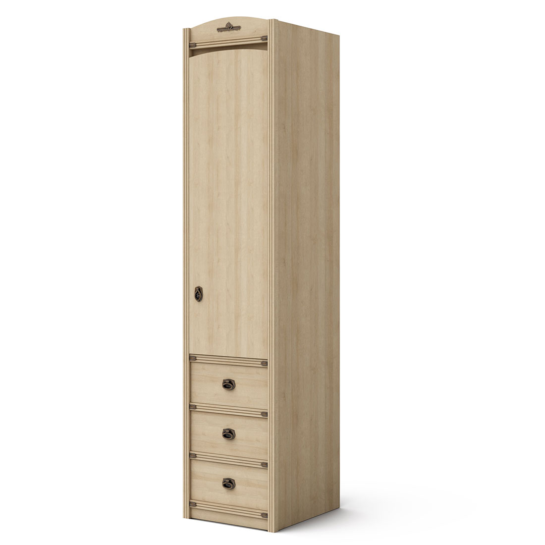 Однодверный шкаф Атлантида Лагуна (дуб Ривьера)