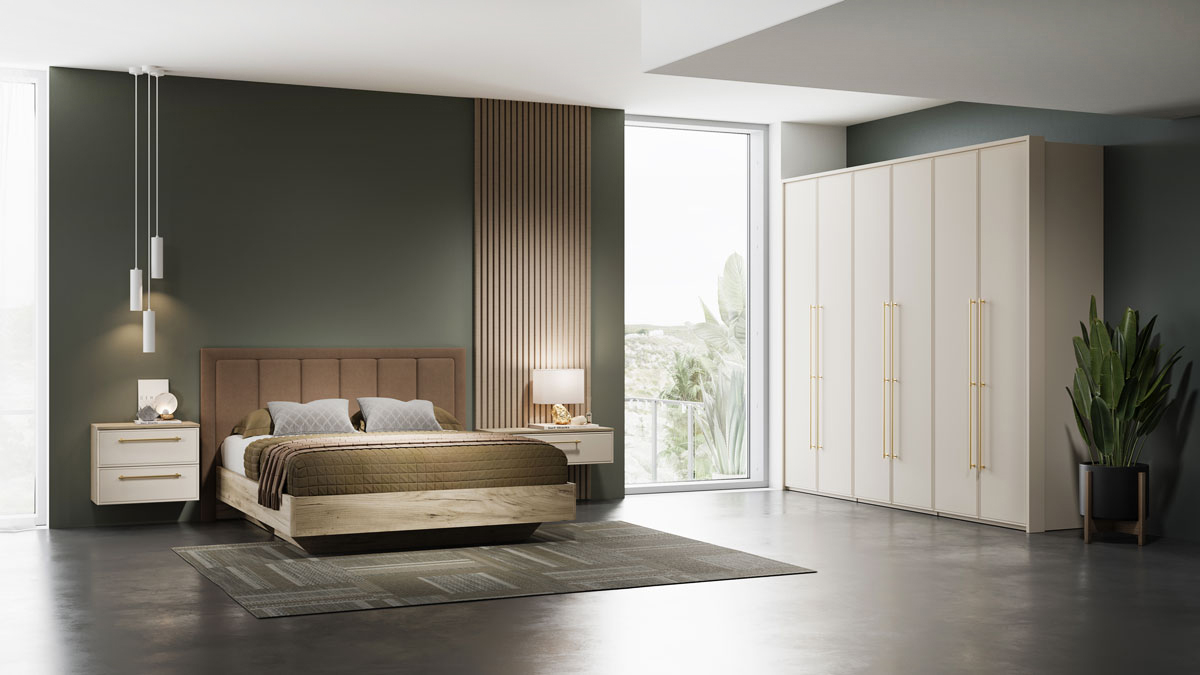 Спальня Наполи Маэстро (Кашемир серый)