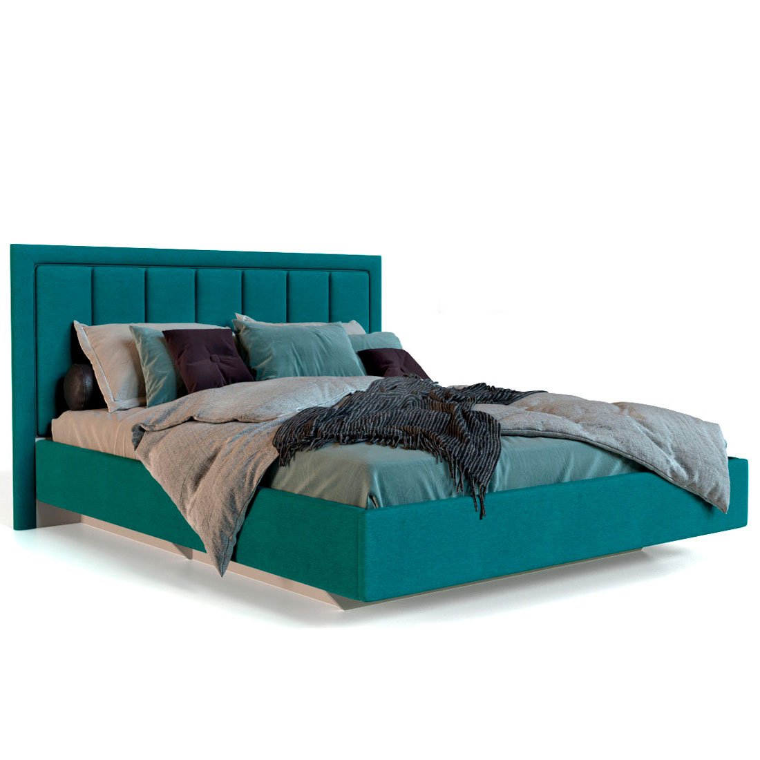 Интерьерная кровать Napoli-4 (рогожка)