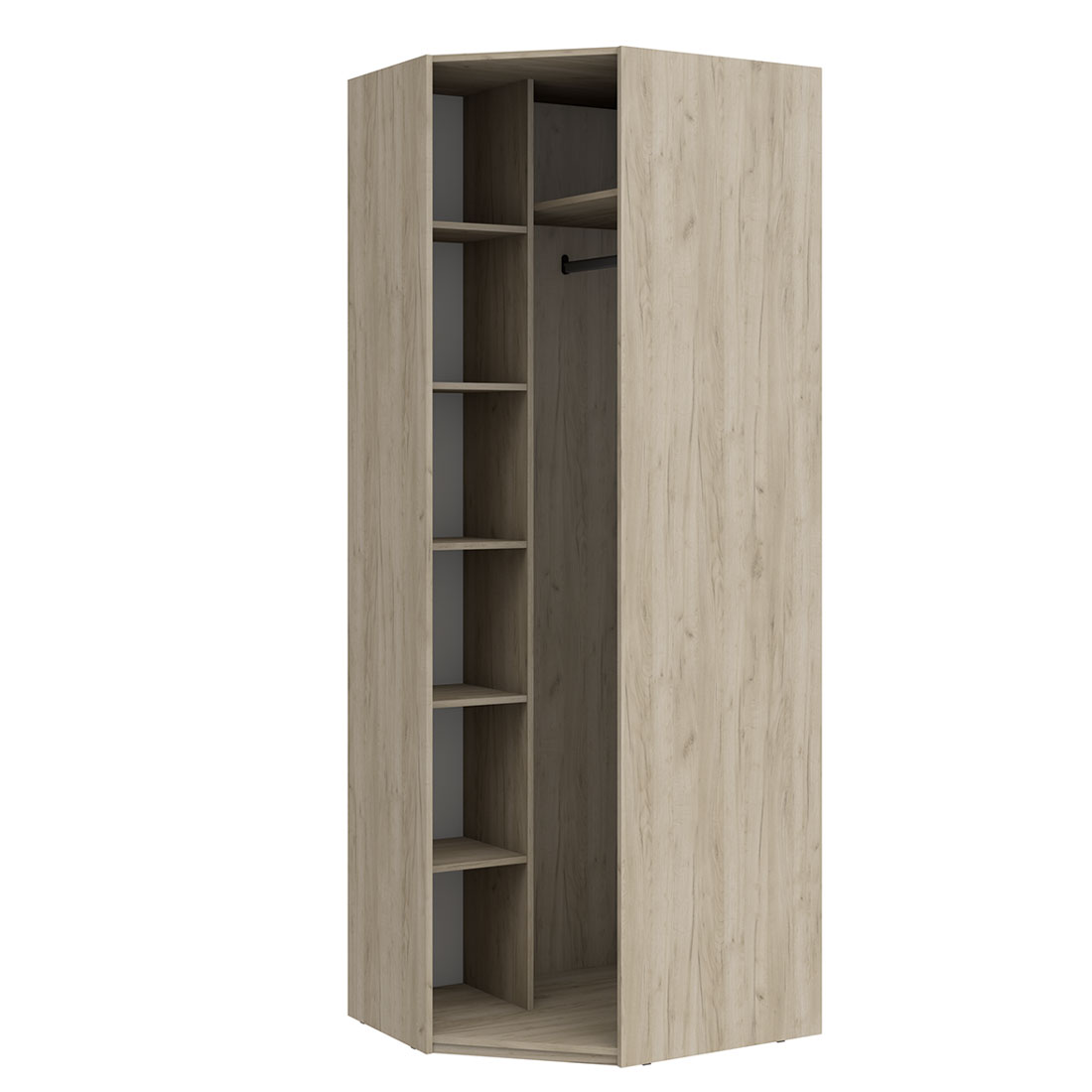 Угловой шкаф Napoli (Крафт серый/камень Терра)