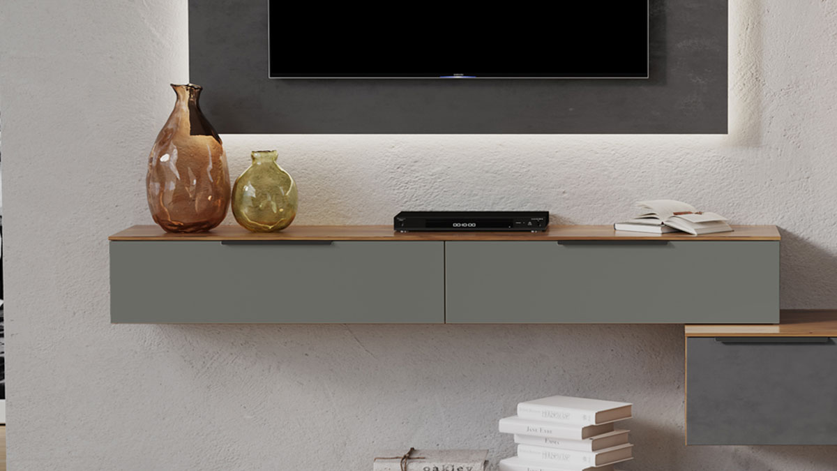 Гостиная Соло (таксония/ серый матовый/бетон Dark)