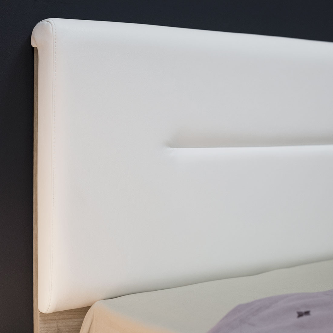 Полуторная кровать 140х200 Napoli-1 с ящиком (Крафт серый)