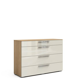 Комод c выдвижными ящиками Solo (дуб Ривьера/крем)