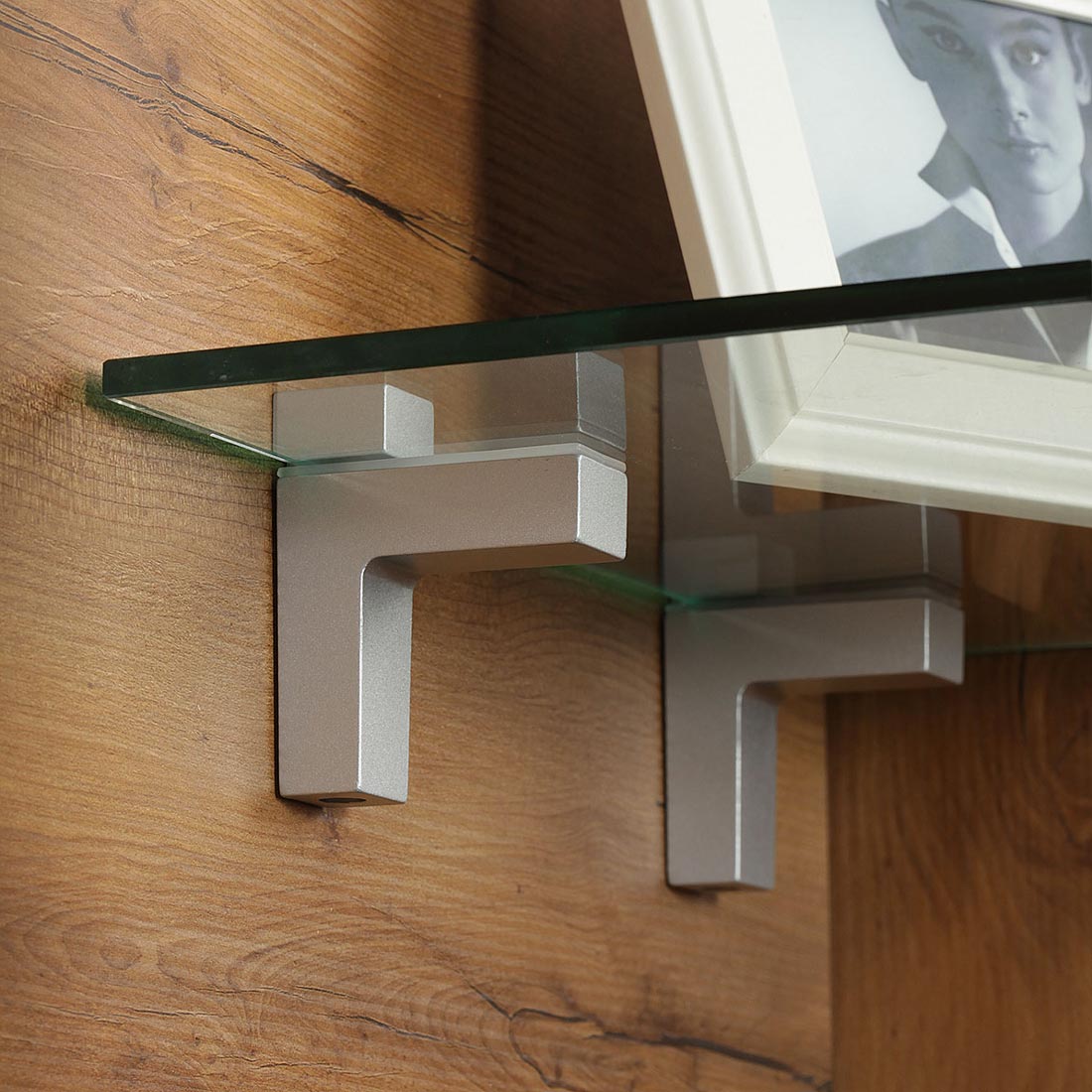 Стенка в гостиную Соло (тис Таксония/моккачино глянец)