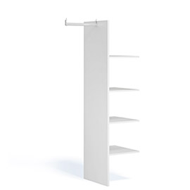 Стеллаж внутренний для 393.01 Solo (белый)