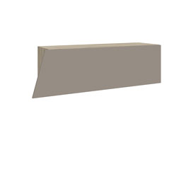 Полка с дверью Napoli (Крафт серый/камень Терра) правая