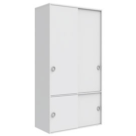 Шкаф-купе Люмия (Белый матовый)