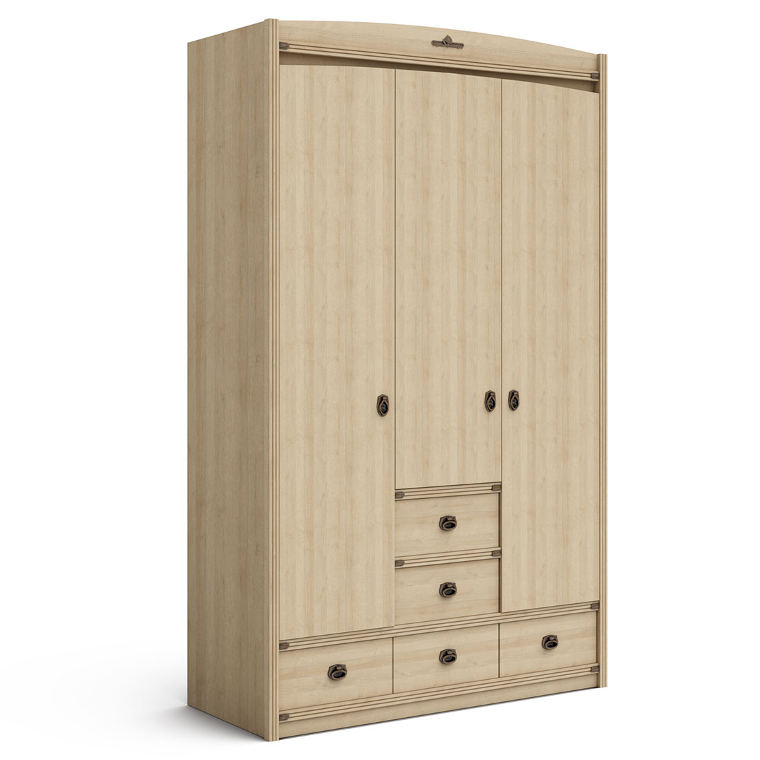 Шкаф для одежды Атлантида "Лагуна" (дуб Ривьера)