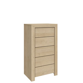 Высокий комод с ящиками Blade (дуб Ривьера)
