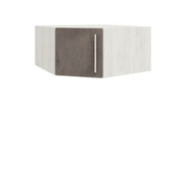 Антресоль для углового шкафа Наполи (дуб Крафт белый)