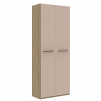 Шкаф двухдверный узкий Solo (дуб Ривьера)