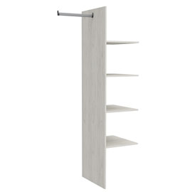 Стеллаж внутренний Napoli (дуб Крафт белый)