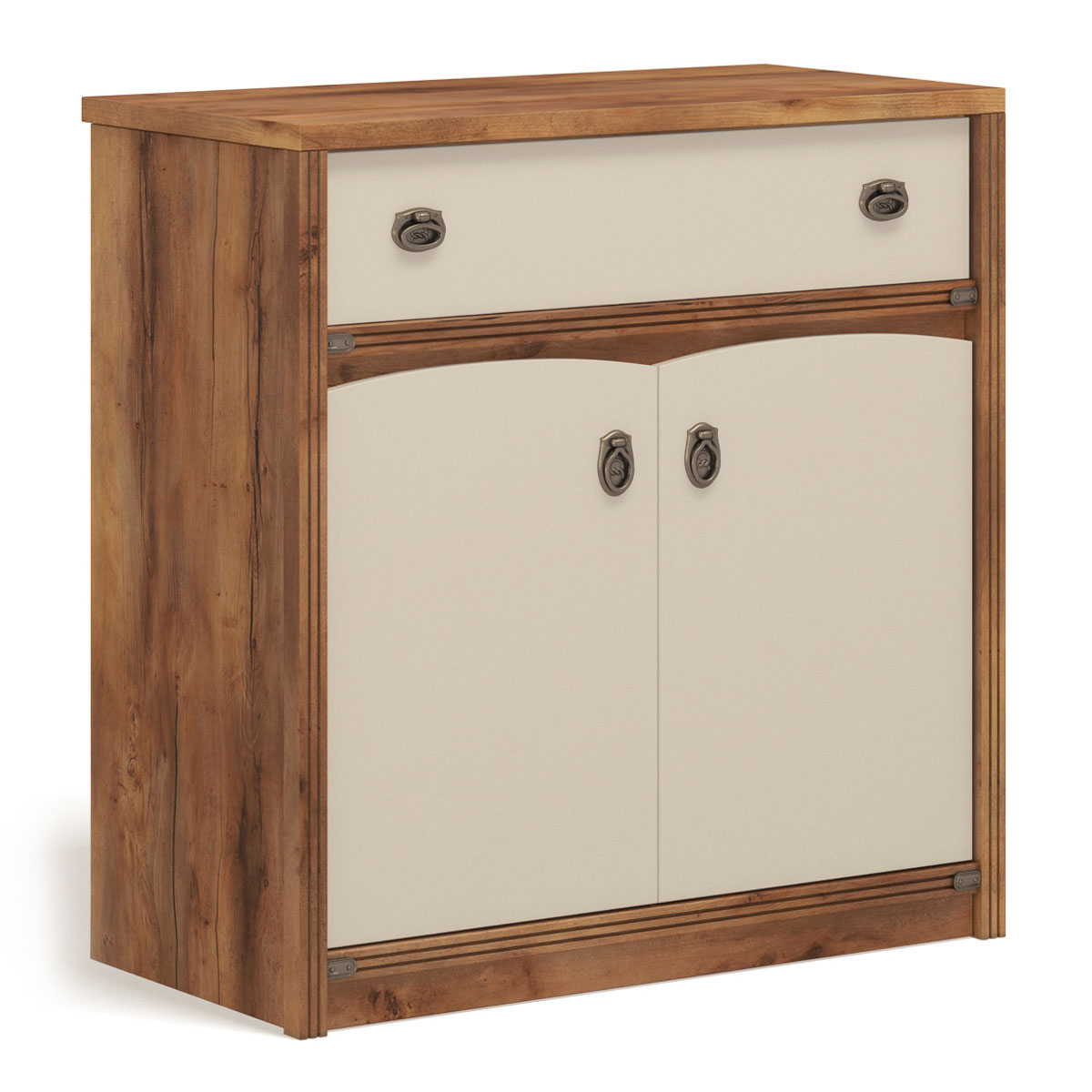 Комод с ящиком и дверцами Атлантида Лагуна (таксония/карамель)