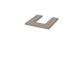 Верхние бруски для шкафа 438.25 (Камень Терра)