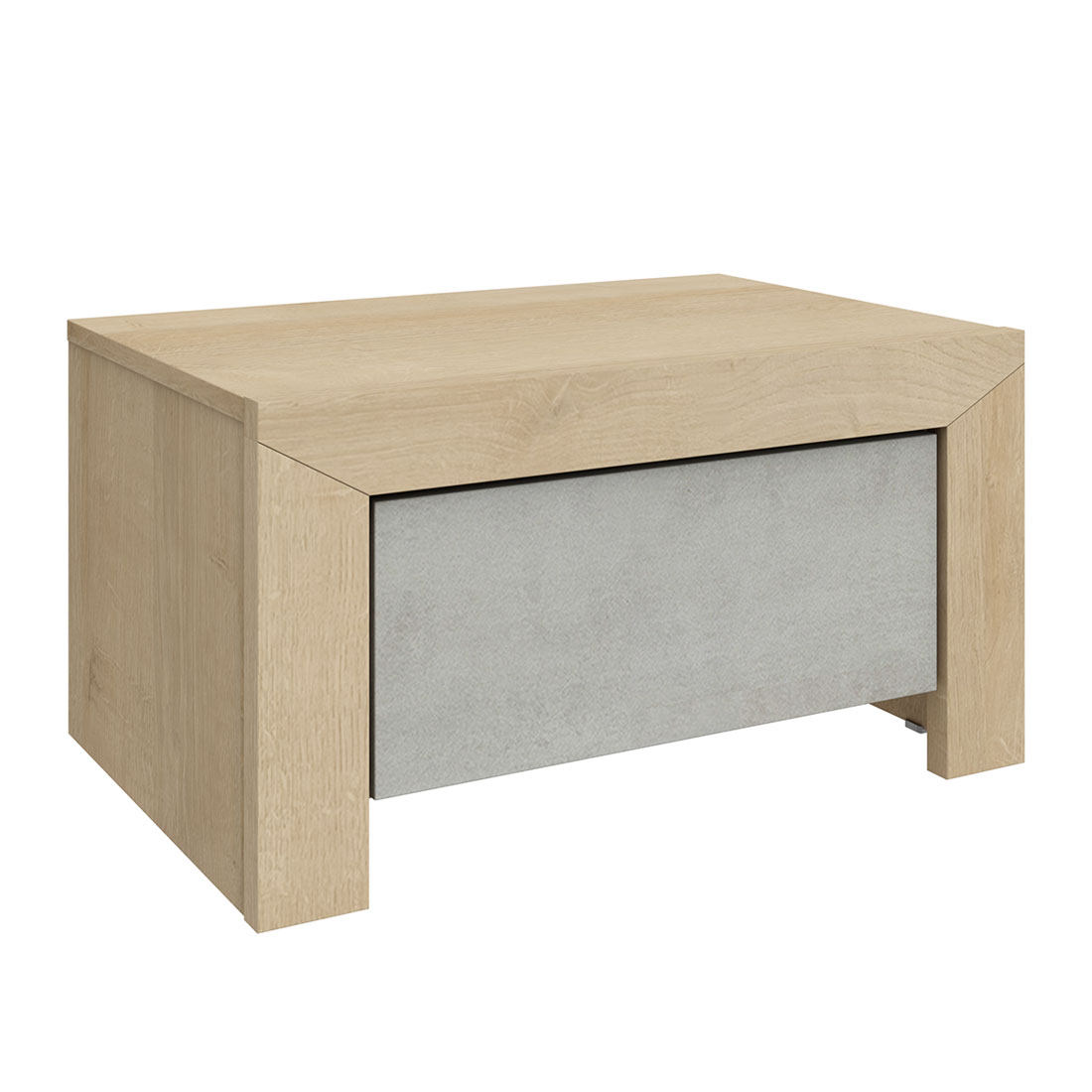 Прикроватная тумба Блейд (дуб Ривьера/бетон Grey)