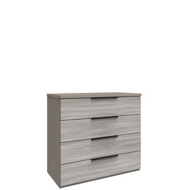 Широкий комод Napoli (Камень Терра/Фумо)