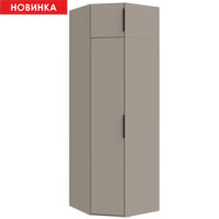 Угловой шкаф с антресолью Наполи (Камень Терра)