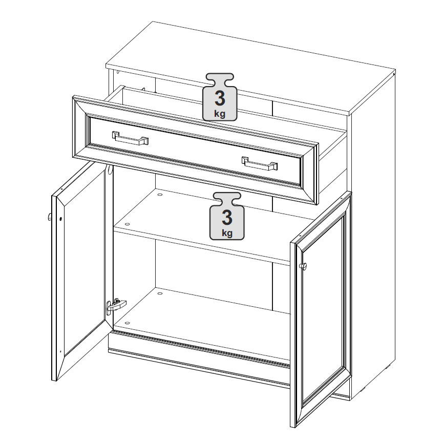 Тумба Верди (орех Леванте)