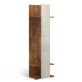 Вешалка в прихожую Соло закрытая (таксония/моккачино)