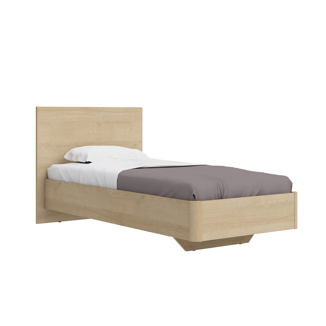 Кровать Solo 90х200 под тип подушки 04 (дуб Ривьера)