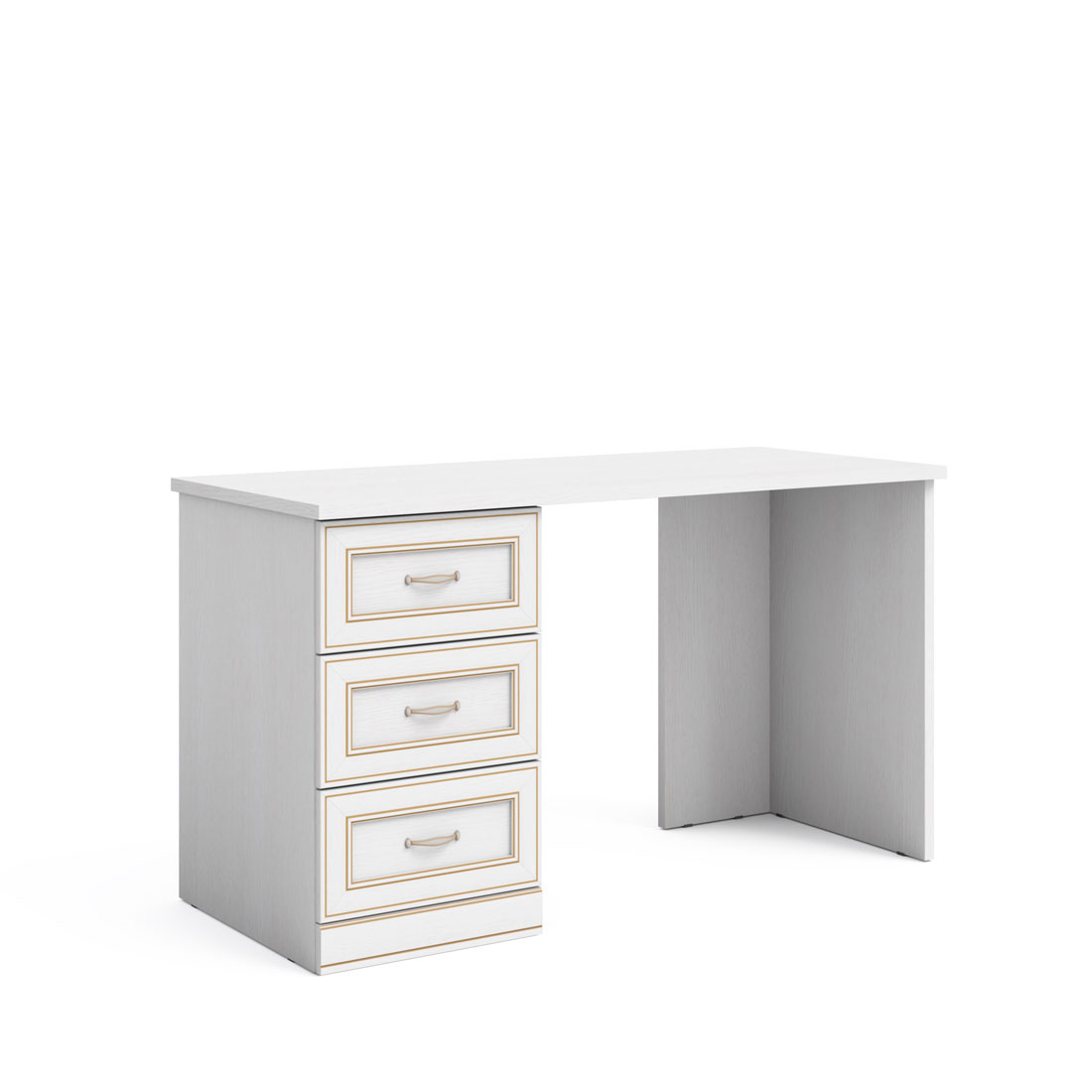 Письменный стол с тумбой Верди (дуб Белуна)