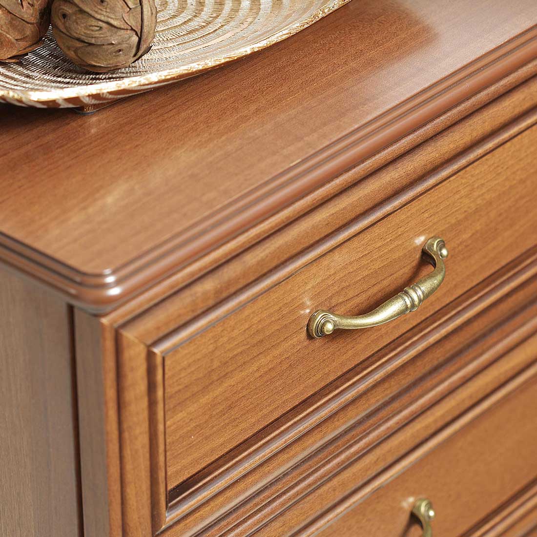 Комод 5 ящиков Верди (орех Леванте)