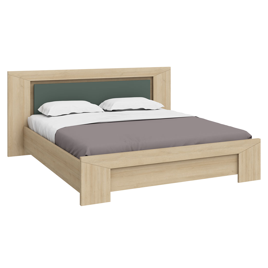 Двуспальная кровать 160х200 Blade с подсветкой в изголовье