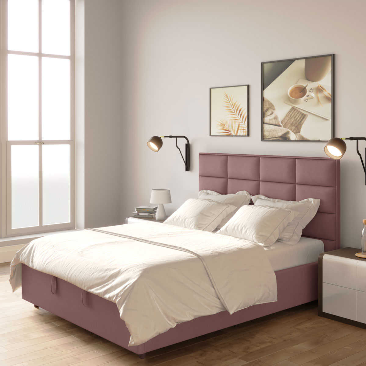 Интерьерная кровать Chocolate 140х200 (категория 0)